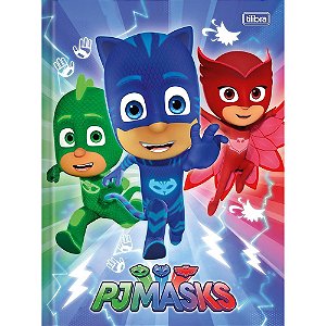 CADERNO BROCHURAO CD  40F PJ MASKS (TILIBRA)