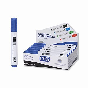 MARCADOR DE QUADRO BRANCO AZUL LYKE LO101-253AZ