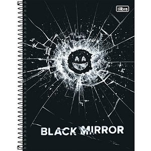 CADERNO CD UNV 16MAT BLACK MIRROR 256F TILIBRA