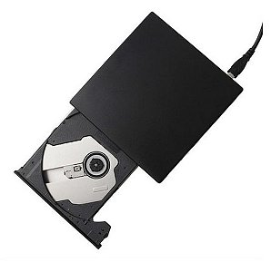 GRAVADORA EXTERNA USB (DVD+CD)(PRETO)(BLUECASE)