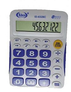 CALCULADORA 12 DIG MEDIA IDEA ID-6328C AZUL