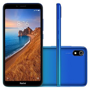 CELULAR XIAOMI REDMI 7A AZUL 2 CHIP 32 GB XIAOMI ANDROID