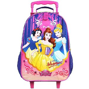 MOCHILA ESCOLAR PRINCESAS SOFT G C/ RODA (DERMIWIL)37494