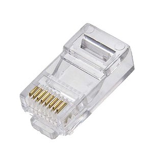 CONECTOR RJ45 MACHO CAT.5E 8X8 PCT C/100 UN CHIP SCE