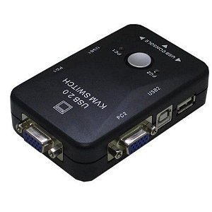 SWITCH KVM 2 PORTAS VGA FEMEA X 2 PORTAS USB-B EXBOM KVM-2U