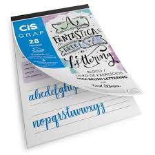 LIVRO BLOCO A4 LETTERING A4 180G CIS