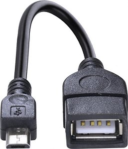 CABO USB V8 OTG MICRO-MACHO X USB-FEMEA VINIK 25542