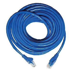 CABO PATCH CORD  CAT.5E  10,0M  AZUL  SECCON