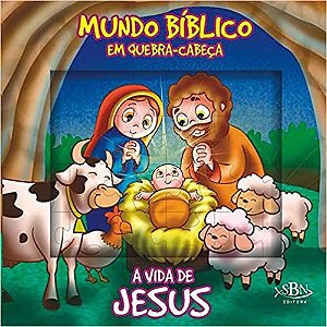 LIVRO HISTORIA CD A VIDA DE JESUS EM QUEBRA-CABECA TODO O LIVRO