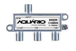 DIVISOR ANTENA TV 1.3 5-1000MHZ AQUARIO SP-03