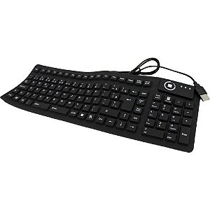 TECLADO USB FLEXIVEL EMBORRACHADO XZ-109