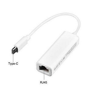 ADAPTADOR TIPO-C TIPO-C X RJ45 10/100 BRANCO F3 120