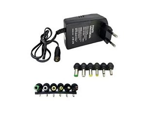 FONTE UNIVERSAL  3V A 12V 3.5A 30W 6 PLUGS BIV LEHMOX LEY-668