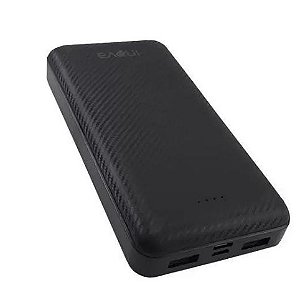 CARREGADOR PORTATIL 20,000MAH INOVA PRETO POW-8539