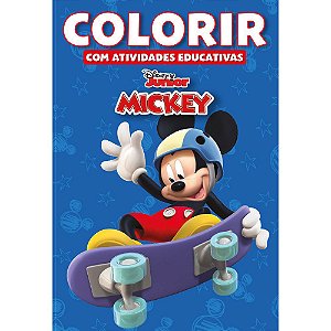 LIVRO DISNEY COLORIR MEDIO CASA DO MICKEY MOUSE BICHO ESPERTO