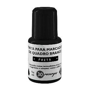 TINTA MARCADOR QUADRO BRANCO 20ML PRETO BRW