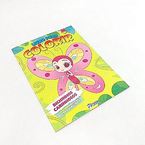 LIVRO PARA COLORIR BICHINHOS CARINHOSOS BICHO ESPERTO