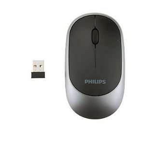 MOUSE USB SEM FIO 1200 DPi PRETO PHILIPS M314