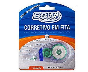 MARCA TEXTO EM FITA VERDE 6MX5MM BRW