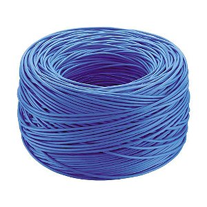 CABO REDE CAT.5E 25AWG 4 PAR METRO AZUL ULTRA