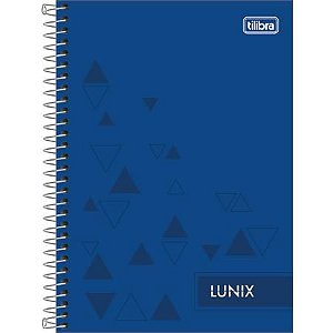 CADERNO ESPIRAL 1/4 80F LUNIX TILIBRA