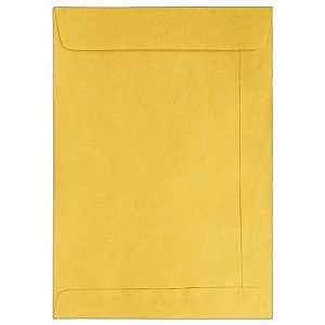 ENVELOPE SACO 260X360MM CX. 100 AMARELO