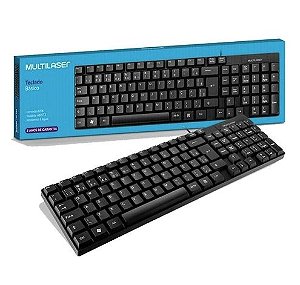 TECLADO USB SLIM PRETO MULTILASER TC193