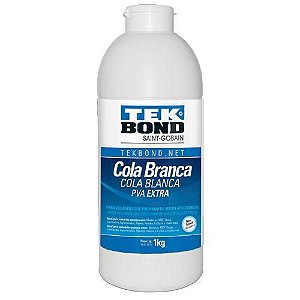 COLA BRANCA PVA EXTRA 1KG TEKBOND