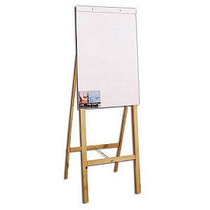 QUADRO FLIP CHART BRANCO MADEIRA CORT PA007005