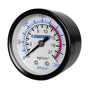 Manômetro 300 Lbs 175/300 50 mm. 1/4" Npt Mupac - Compressores Alta Pressão - Chiaperini