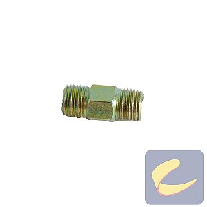 Niple Reto 1/4"x1/4" Npt - Motocompressores - Chiaperini