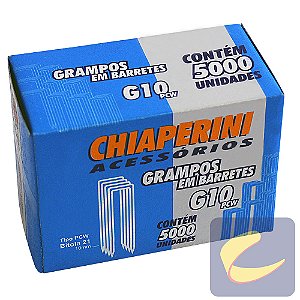 Grampo Em Barretes Pcw 10Mm G-10Pcw 5000 Unidades Grampeadores - Chiaperini