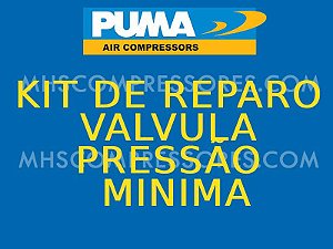 KIT DE REPARO VALVULA PRESSÃO MINIMA - PUMA SYSTEM - 148.005