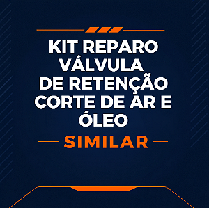 KIT REPARO DA VÁLV. DE RETENÇÃO CORTE DE AR/ÓLEO - SIMILAR ATLAS COPCO - 2901108400