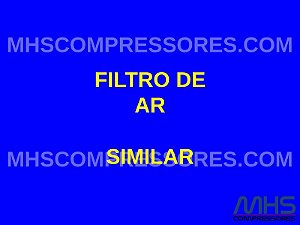 FILTRO DE ADMISSÃO ROTOR E PACK 50 / 60 / 75 HP - SIMILAR - 3120254