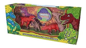 Dinossauro Amigo 4 Pecas - Super Toys - Cotiplás