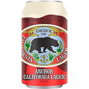 Cerveja Anchor California Lager Lata 355ml