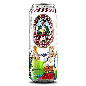 Cerveja Weidmann Heffeweissbier Dunkel Lata 500ml
