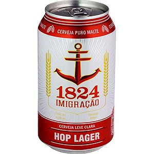 Cerveja 1824 Imigração Hop Lager Lata 350ml