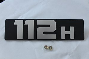 Emblema Lateral Capô 112H - Com presilhas