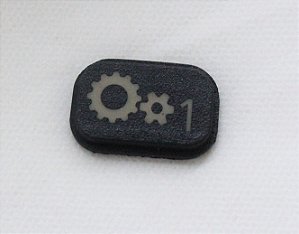 Tampa Placa Simbolo Painel Scania 113/124 - Tomada de força (1)