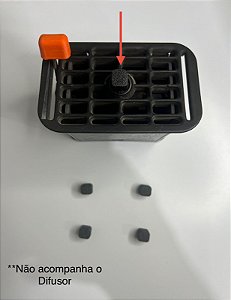 BOTÃO CENTRAL DIFUSOR AR PAINEL SCANIA 113 - ( 04 PÇS )