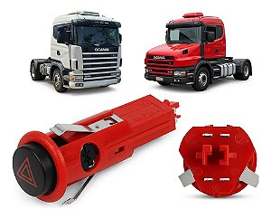 Interruptor Botão Pisca Alerta Scania S4 114 124 - 98 À 2007