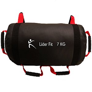 Stand Bag Profissional Para Treino de Cross Fit Líder Fit de 7 Kg Nova Cor Preto