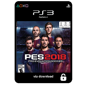 Pes 2018 Ps3 Mídia digital online
