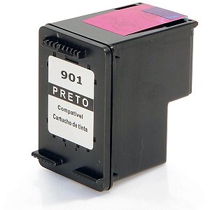 Cartucho de Tinta HP 901XL 901 XL CC653AB| COMPATÍVEL PRETO 13ML