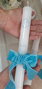 Vela de batismo estilo Europeu