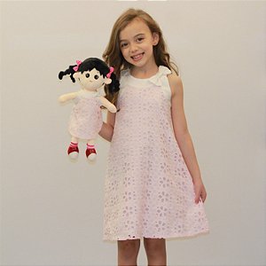 Conjunto Tal Menina, Tal Boneca  Vestido para Meninas e Bonecas