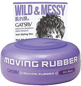 Gatsby Moving Rubber Wild Shake Hair Wax 80g