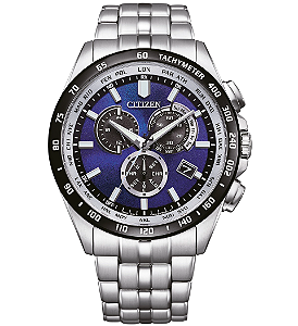 ペコ Citizen CB5874-81LN Unite with BLUE Eco-Drive Rádio Controlado